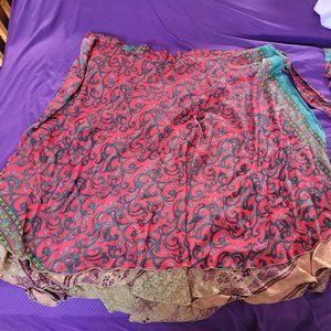 Darn Good Yarn reversible wrap-around skirt